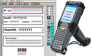 A labelling application for barcodes